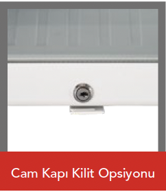 Cam Kapı Kilit Opsiyonu